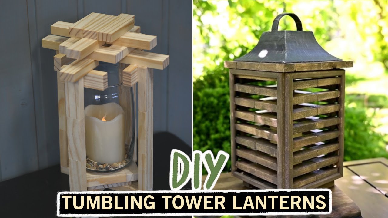DOLLAR TREE DIY Tumbling Tower Crafts You Haven't Seen Before