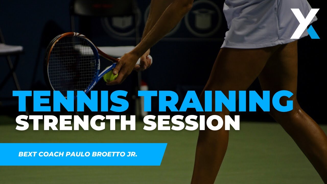 Tennis training: strength session for tennis players