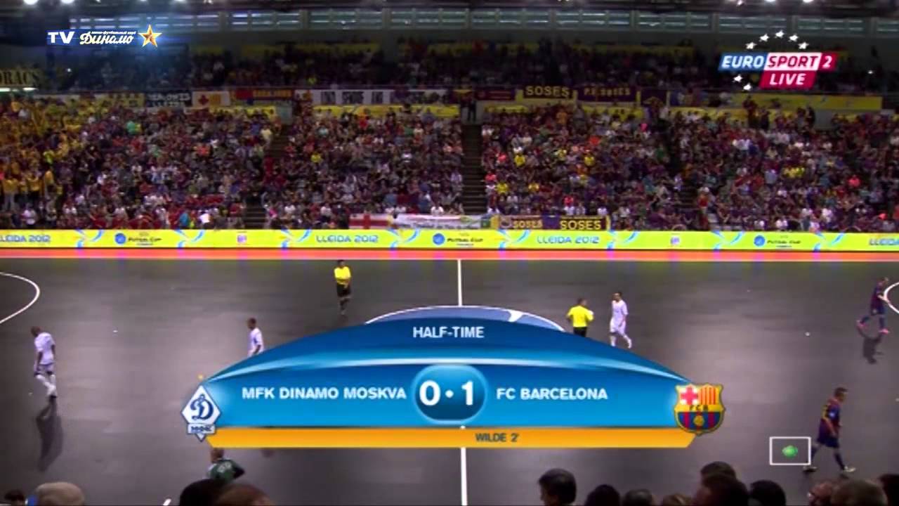 BARCELONA vs DYNAMO. UEFA Futsal Cup.Final. 29/04/2012
