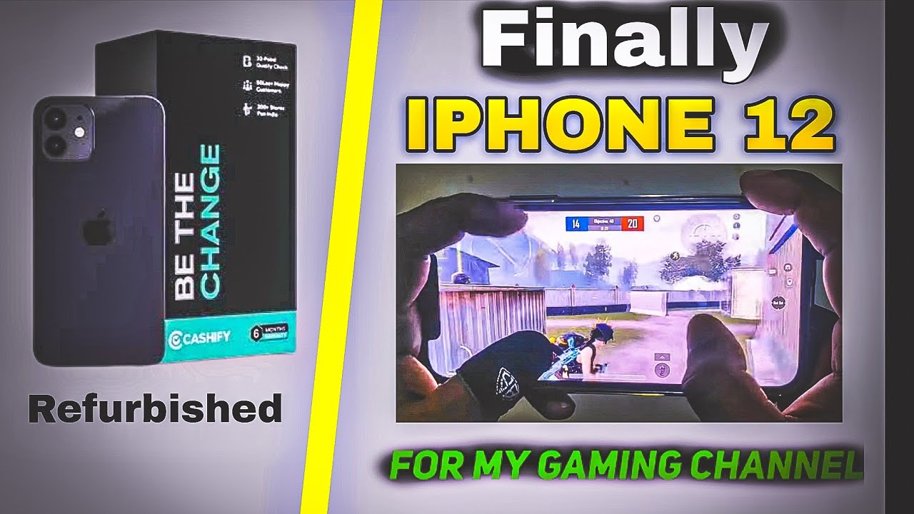 Finally I bought iPhone 12 on Cashify for my gaming channel | iPhone 12 Unboxing 2025 BGMI gameplay