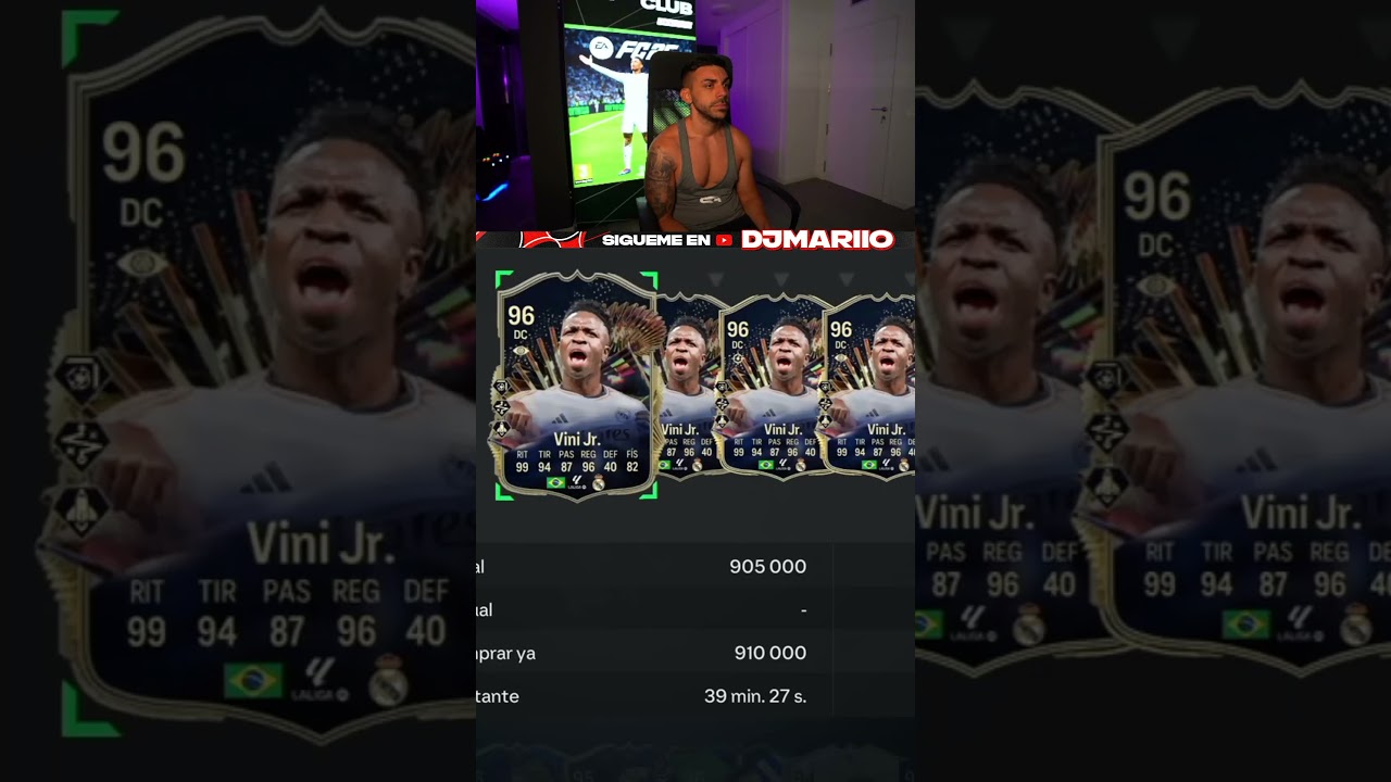 DJMARIIO PIERDE 10 MILLONES DE MONEDAS 😭😂 #djmariio #futbol