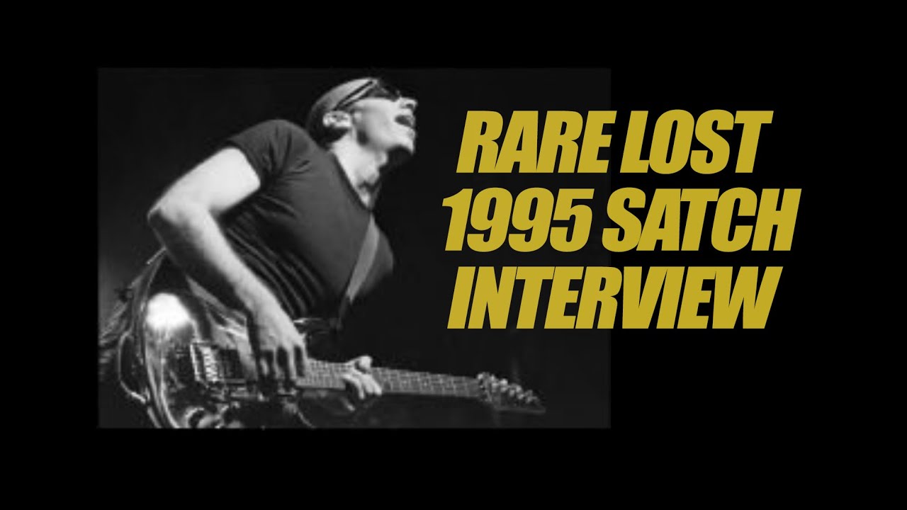 Rare JOE SATRIANI Interview 1995 Satch guitarist : Lost phone Interview