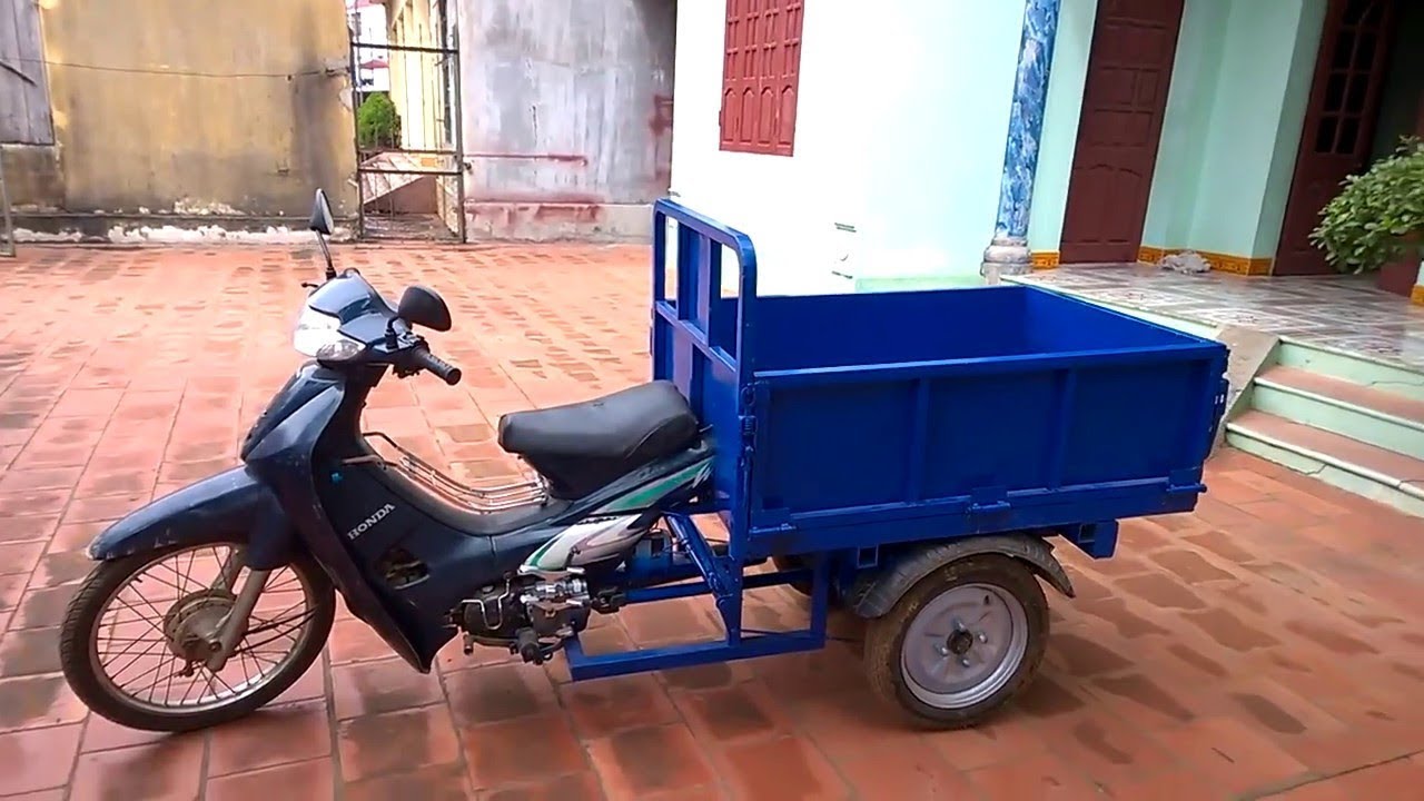 TỰ Chế Xe 3 Bánh Chở Hàng || Cách Lắp Ráp Cầu Số  Và Hàn Khung