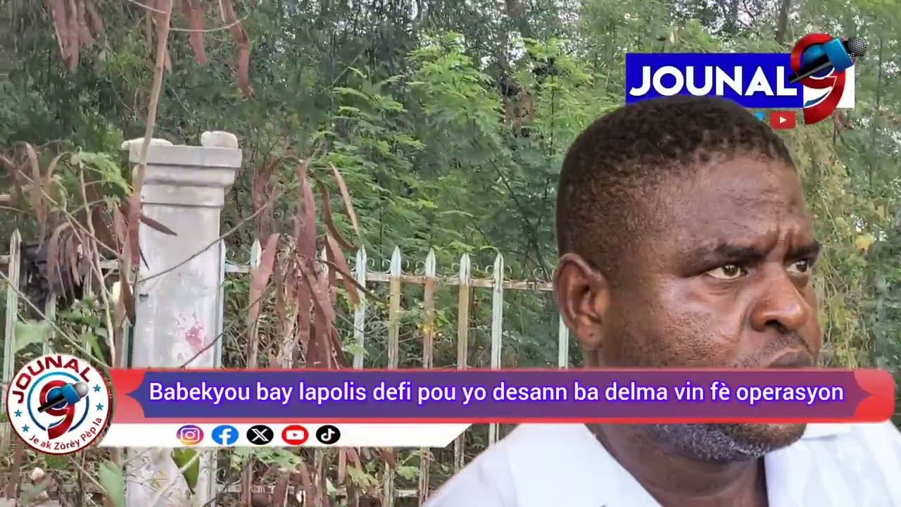 Babekyou sèmante li fè konnen li bay lapolis defi desann ba delmas vin fè operasyon li ap jwenn koze