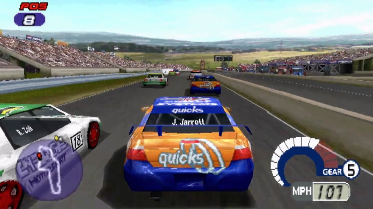 Jarrett & Labonte Stock Car Racing (PS1) start