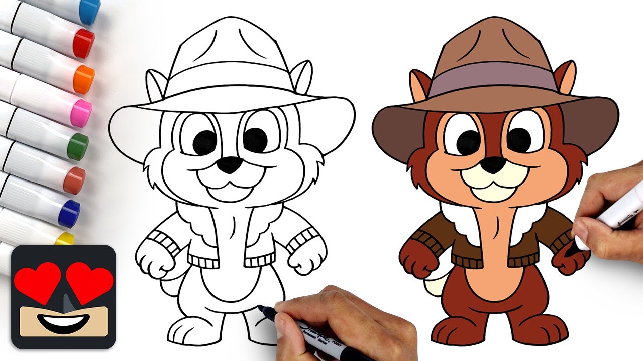 How To Draw Chip | Chip and Dale