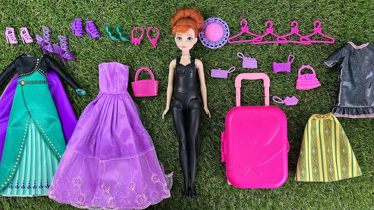 Disney Princess Doll Collection | Frozen Elsa, Anna, Belle, Ariel | ASMR Unboxing Video