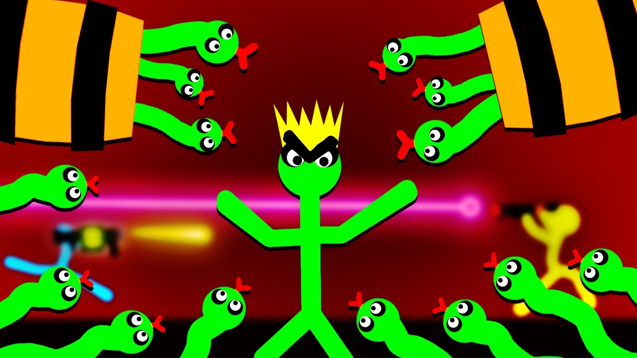 The KING of Snakes Can't be Defeated in Stick Fight The Game!