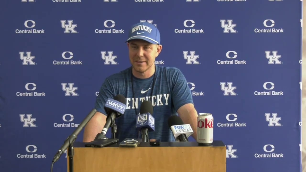 Kentucky Wildcats HC Will Stein - Spring Football Practice - Day 14, April 16