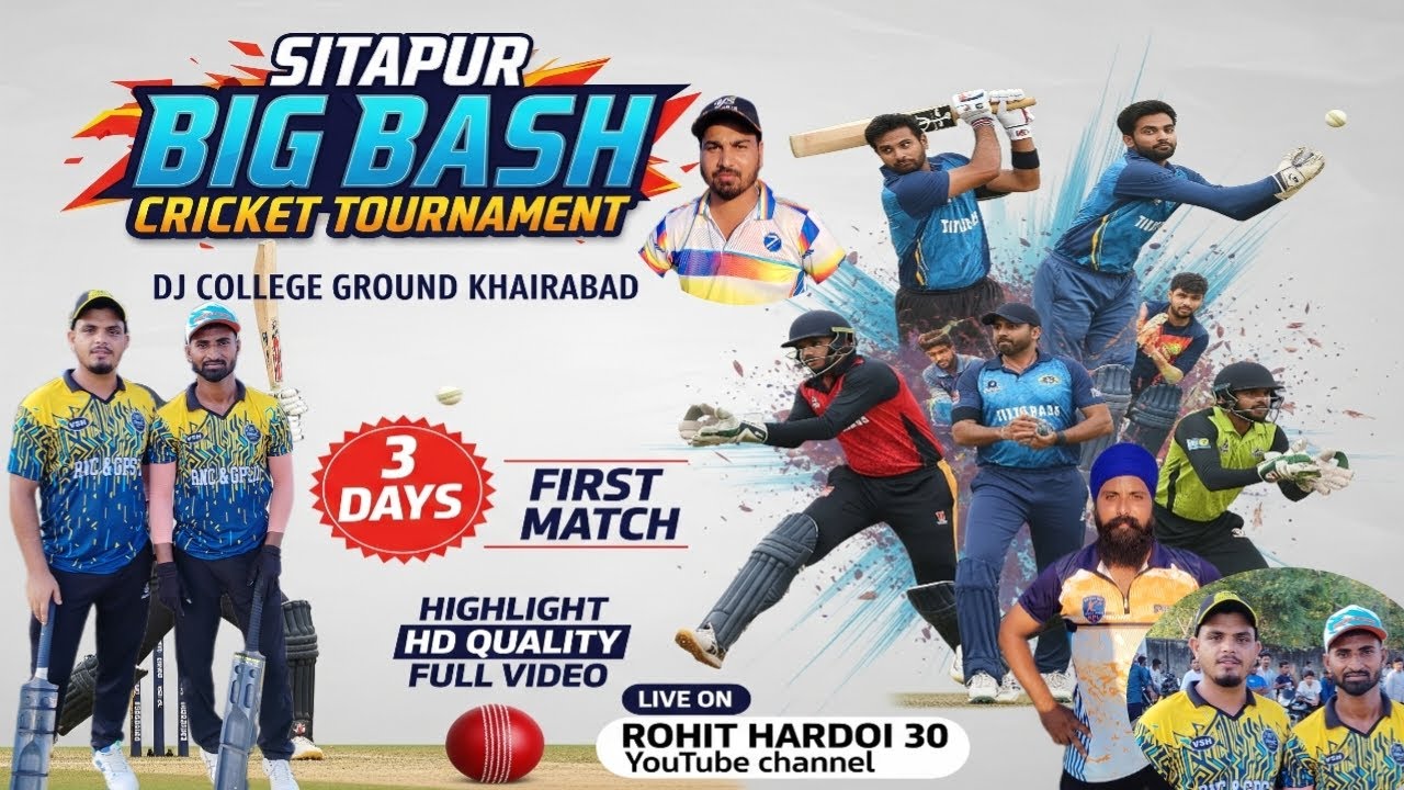 Sitapur Big Bash 2025 | Day 3 Highlights | DJ College Khairabad | Star Players in Action