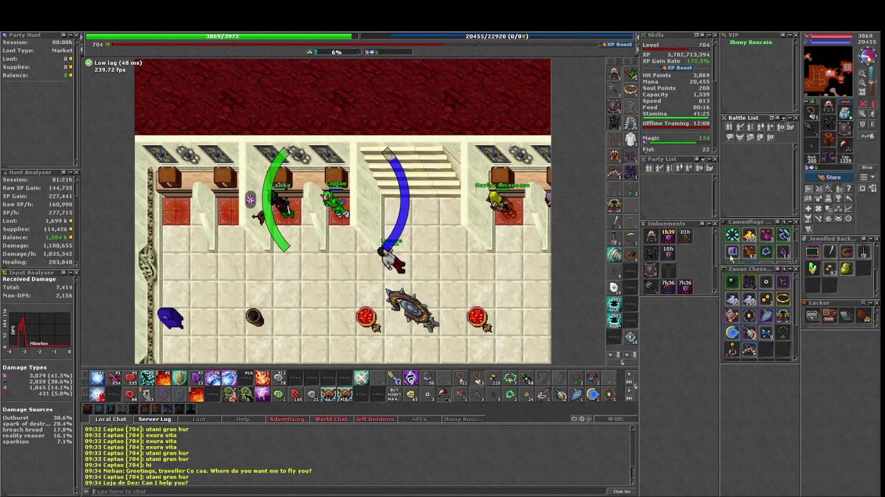 Tibia Global, Ms cansado