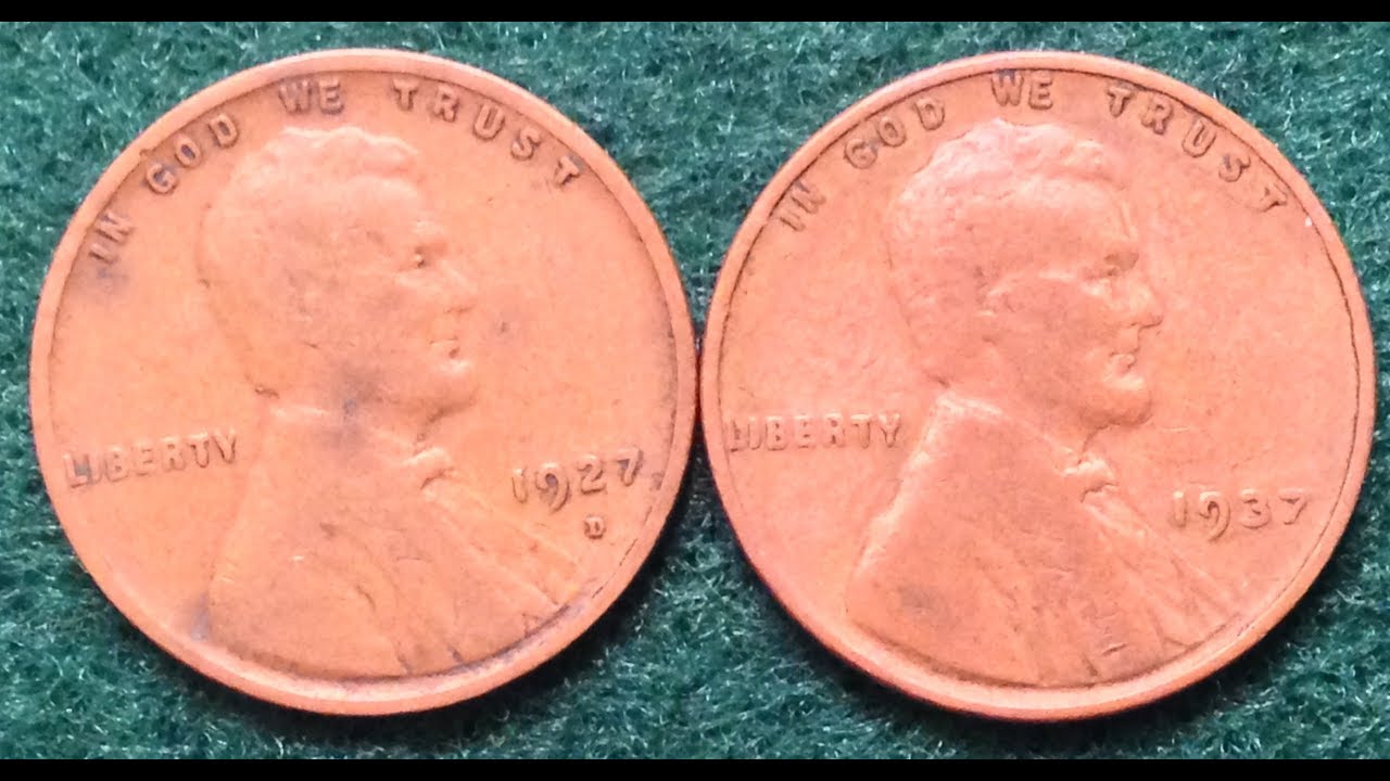 1927 and 1937 Penny- Errors And Values Of These Coins