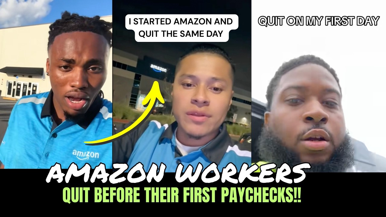Amazon Workers Quit Before Their First Paychecks ...