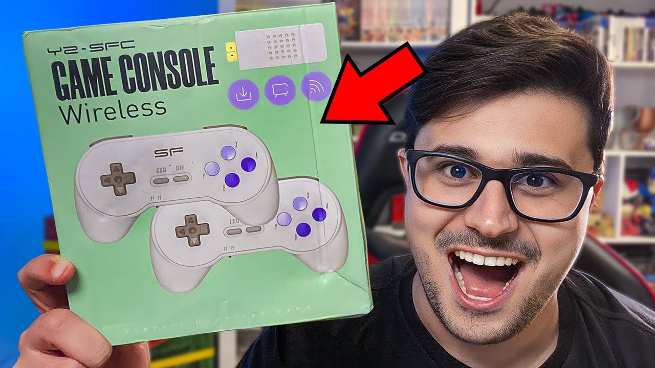 COMPREI o GAME STICK PERFEITO pra jogar SUPER NINTENDO