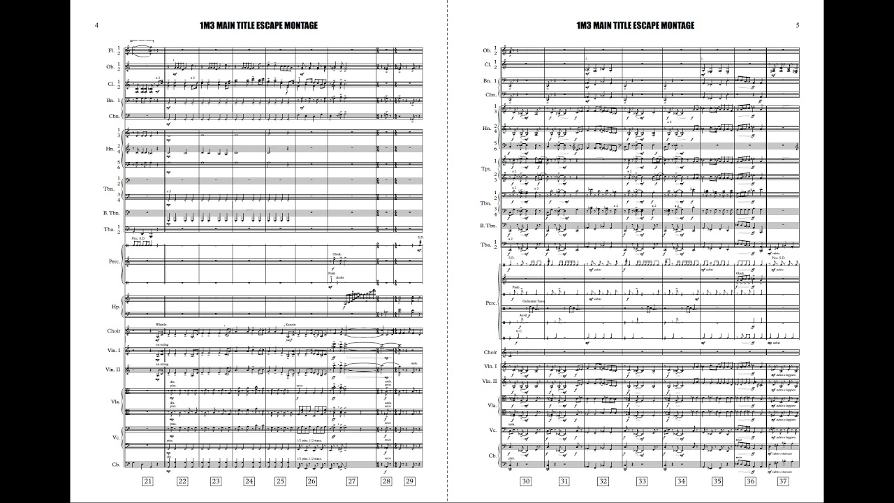 1m3 Main Title Escape Montage from CHICKEN RUN - John Powell