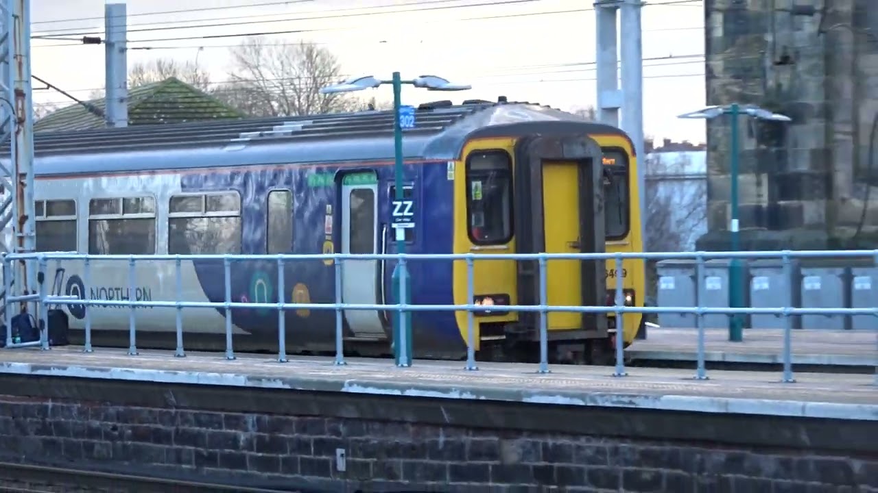 The Class 156 'Super Sprinter' NORTHERN No.156469 was arrives onto Platform Two at Carlisle.
