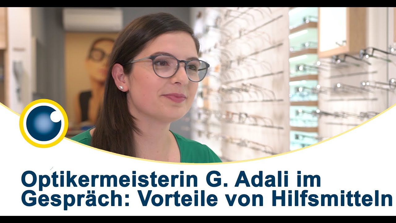 Mit feuchter altersbedingter #Makuladegeneration beim Optiker: So erleichtern Hilfsmittel den Alltag