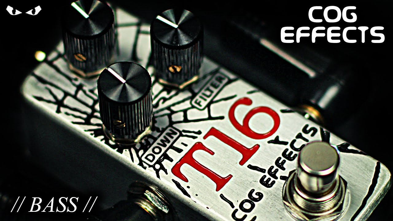 Cog Effects T-16 Analog Octave - BASS Demo