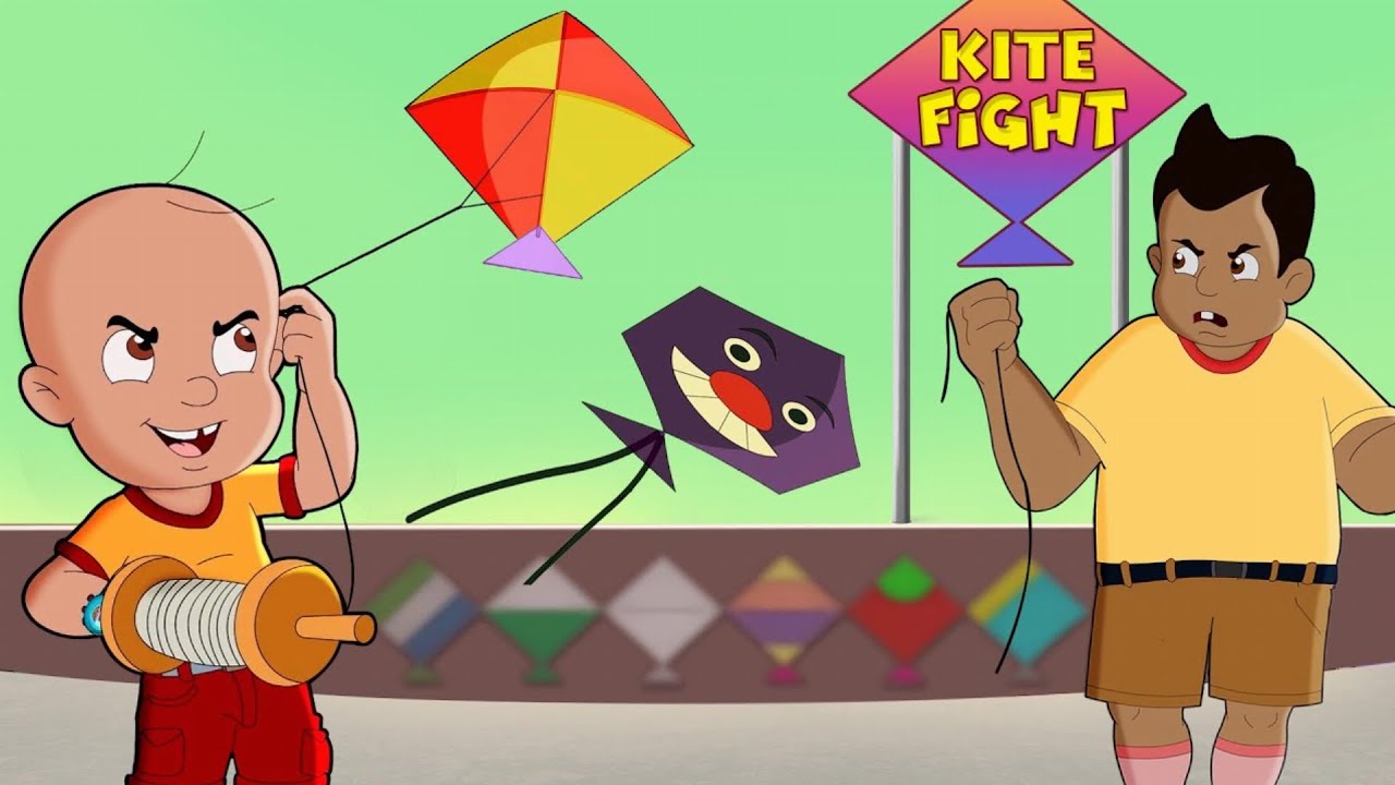 Mighty Raju - पतंग लड़ाई | Kite Flying Festival | Cartoons for Kids Videos in YouTube