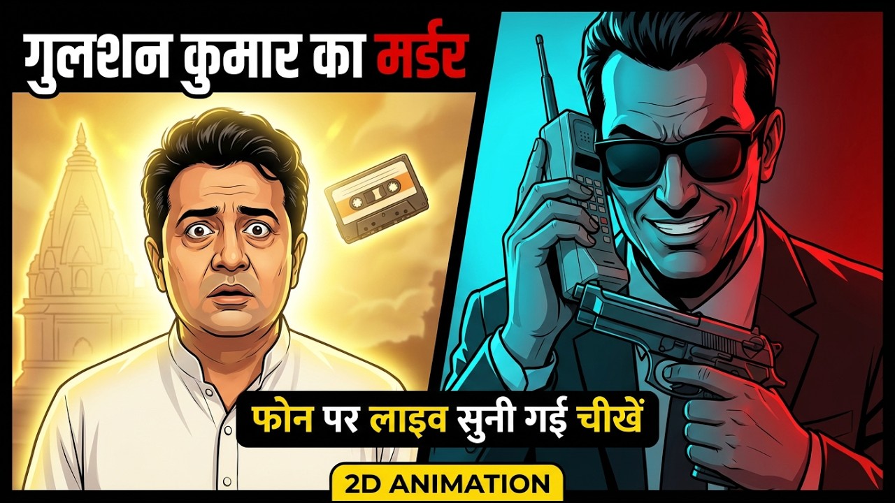Kaise Dawood aur Bollywood ne milkar T-Series ke Malik ko Maara | 2D Animation