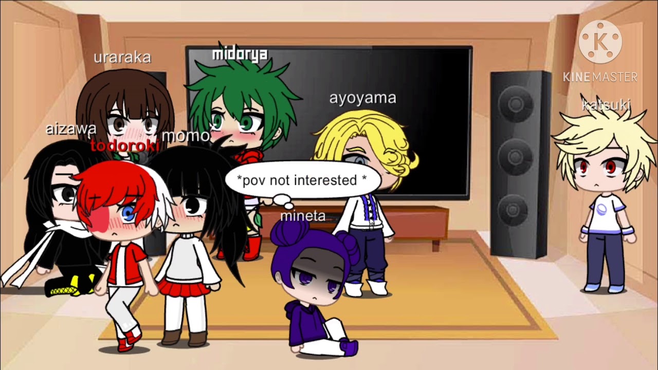 Bnha reacts to mineta’s childhood and hot mineta tik tok and mineta meme fashion