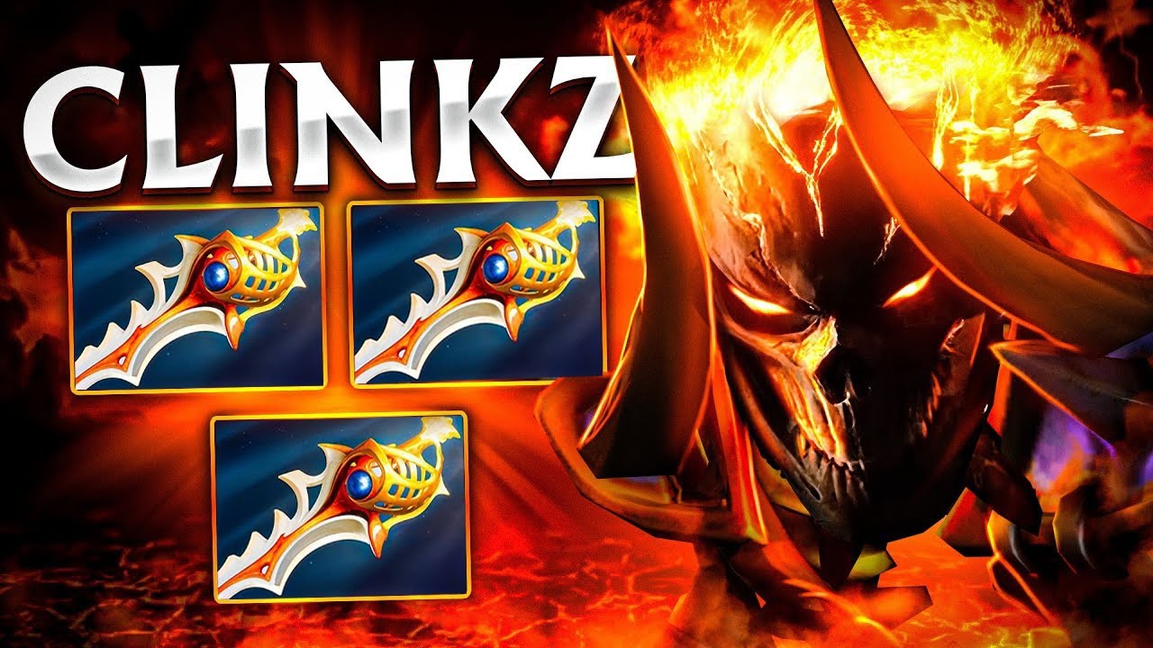 +1000GPM Clinkz Farming Machine🔥Safelane Solo Carry 33Kills x3 Divine Rapier One Shot Dota 2