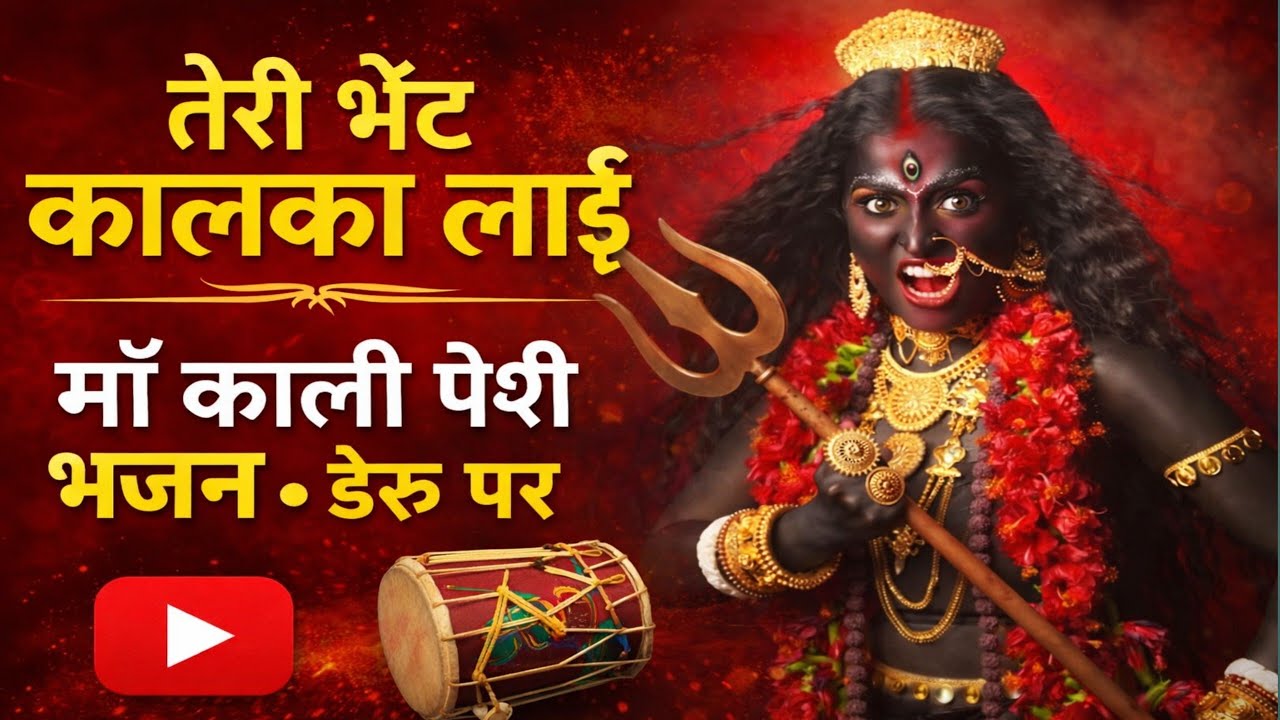 तेरी भेंट कालका लाई || माँ काली पेशी डेरु भजन || New Deru Haryanvi Bhajan 2026 || Mukesh Sharma