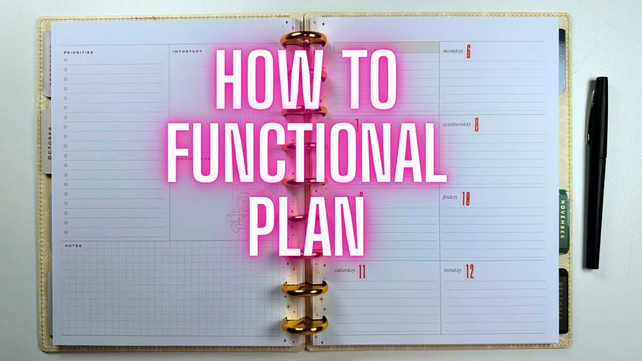 Как использовать макет панели мониторинга Happy Planner для планирования (без наклеек)