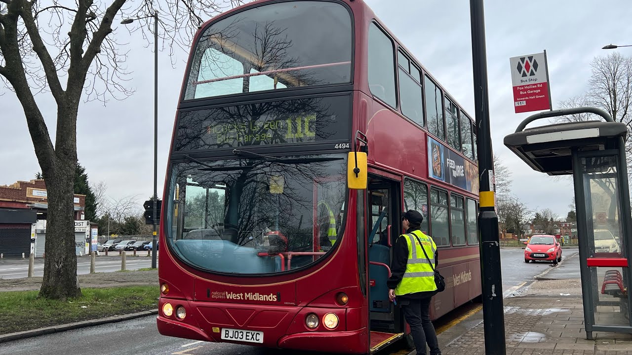 Nice ZF! National express 4494 Gemini 1 Volvo B7TL (BJ03 EXC) 