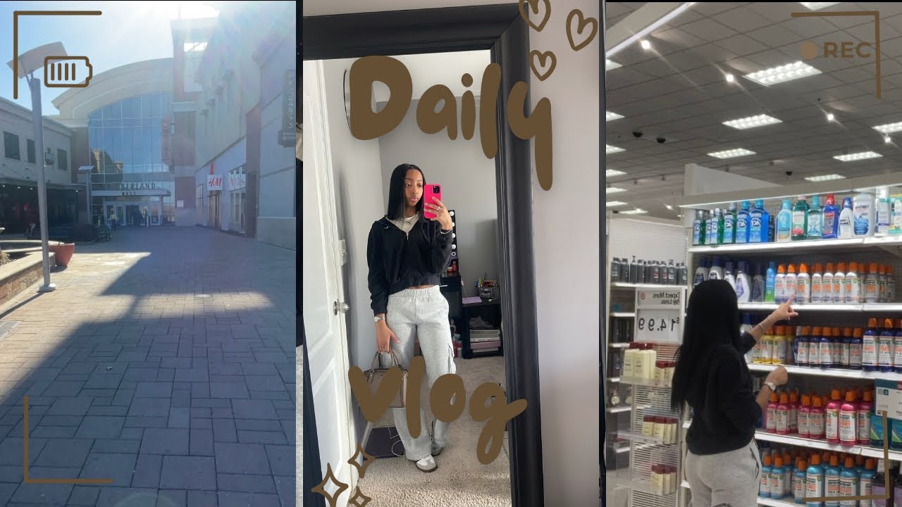 MINI VLOG | GRWM + SHOPPING FOR ESSENTIALS! 