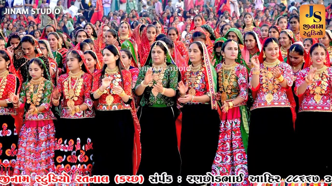 ૬૦૦૦ થી પણ વધુ આહિરાણી ઓ એ લીધો વ્રજરાસ | Vrajraas 2025 ll ધાણેટી - કચ્છ