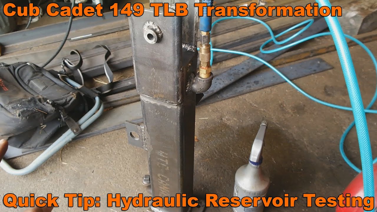 Cub Cadet TLB Transformation Quick Tip: Hydraulic Reservoir Test