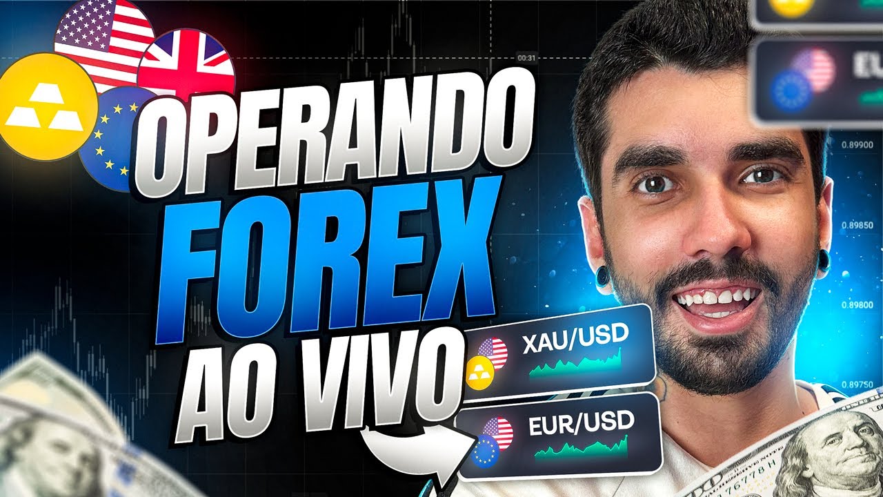 OPERANDO MERCADO FOREX AO VIVO + SUPER AULA DE ANÁLISE