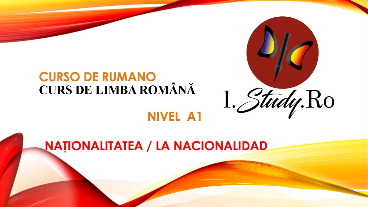 Las nacionalidades en rumano- Curso para aprender rumano nivel A1 #46  I Study Ro
