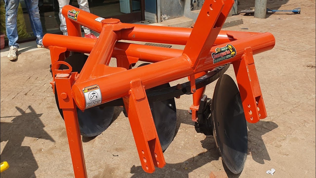 Manual reversible disc plough sadhu implements Sangaria