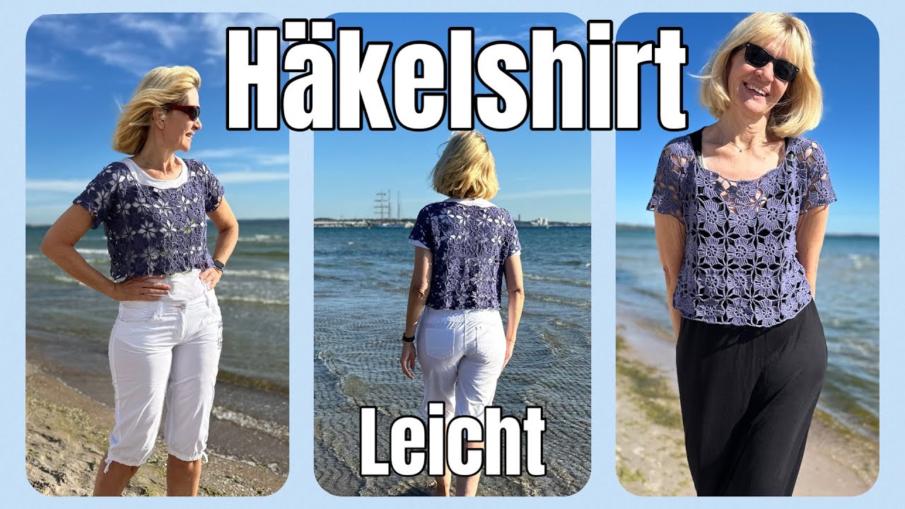 H&auml;kelshirt einfach, schnell und sch&ouml;n #h&auml;keln - kostenlose #H&auml;kelanleitung