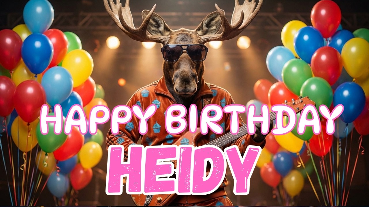 HEIDY Happy Birthday Song - Happy Birthday to Heidy