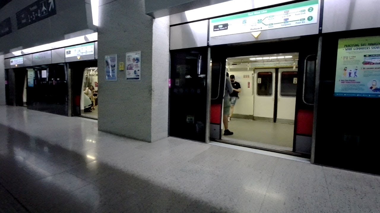 Singapore MRT ride from Changi Airport to Chinatown train station (1 of 3)