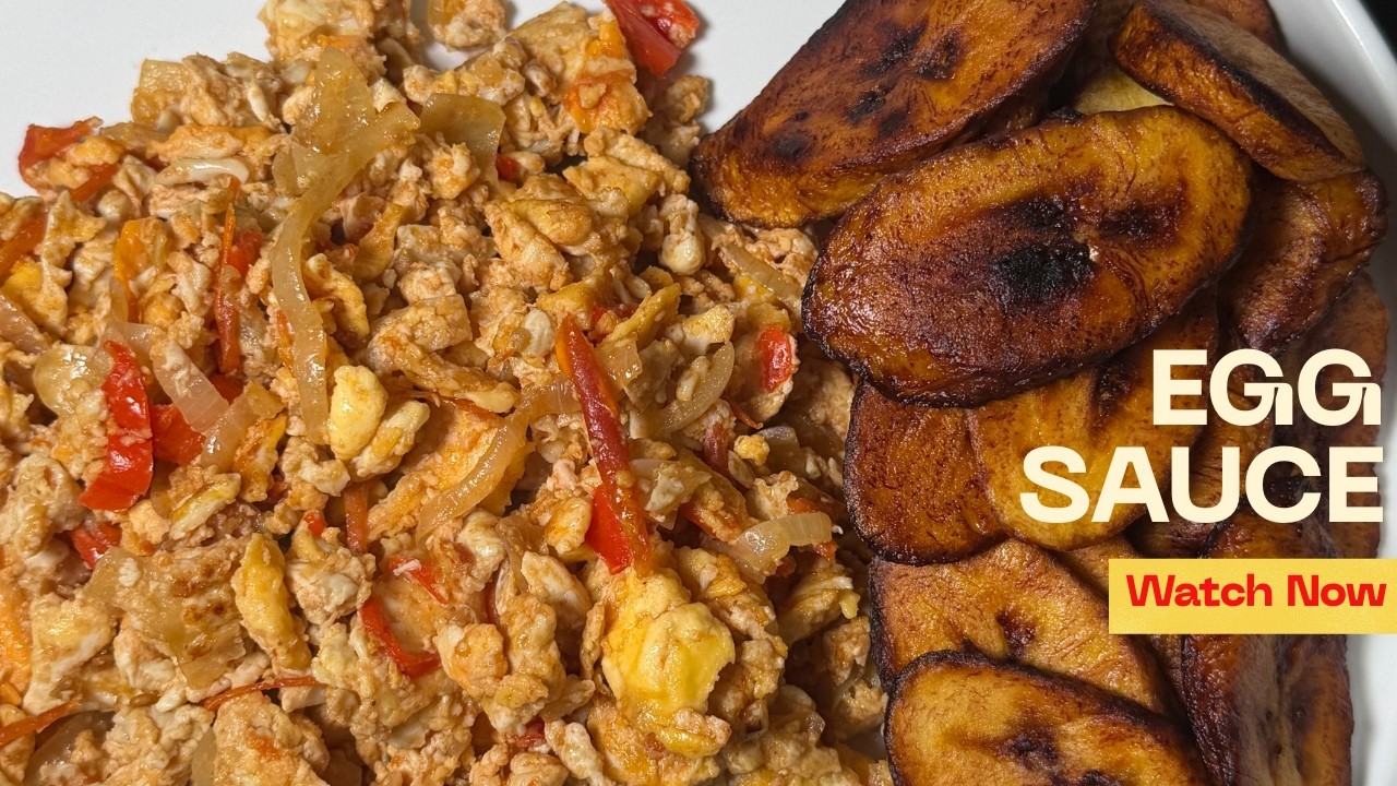 How To Make Nigerian Fried Egg Sauce | Easy African Egg Sauce Recipe