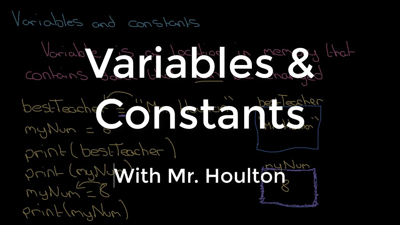 2.2.1 Variables and Constants  - Revise GCSE Computer Science