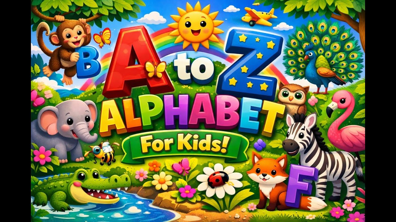 A to Z alphabet | Alphabet for Kids | ABC for Kids | Alphabet Song | Preschool learning | toddler