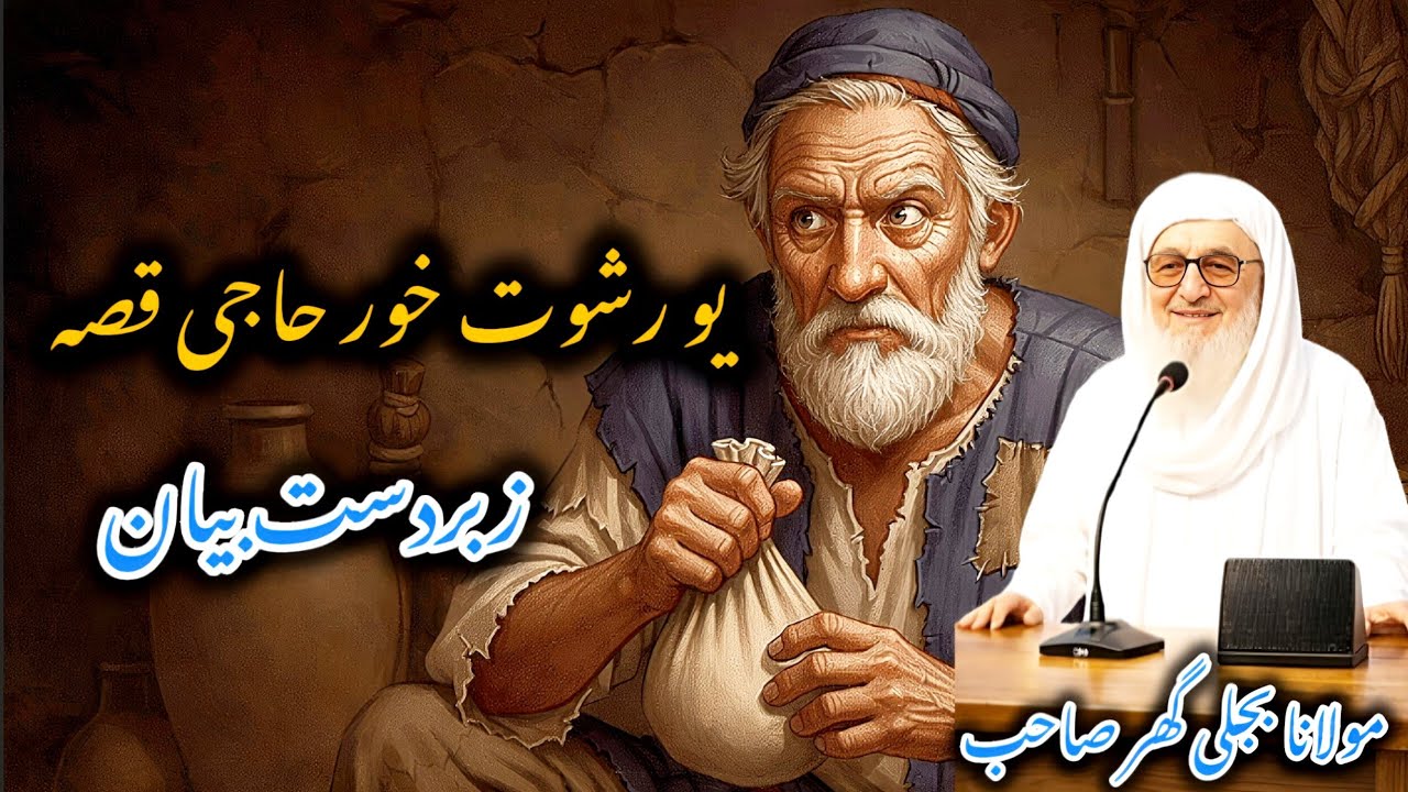 Molana Bijlee Gar Sahib Pashto Bayan | Rishwat Khoor Haji Zra Larrzawonkay Qissa