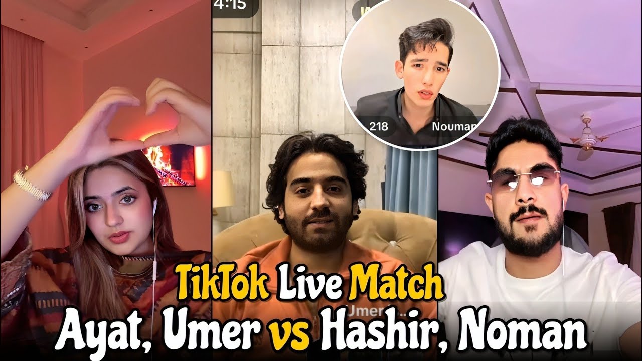 Part# 2 March 11, 2025 TikTok Live Match | Ayat , Umer vs Hashir , Noman | Funny Moments 🤣🤣🤣