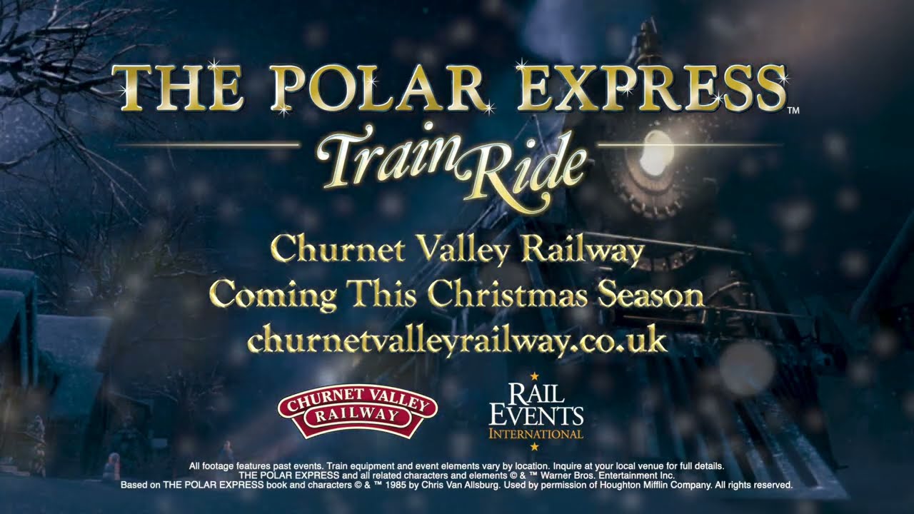 Book Tickets Now For the Magical Polar Express Train Ride at Churnet Valley Railway, Staffordshire