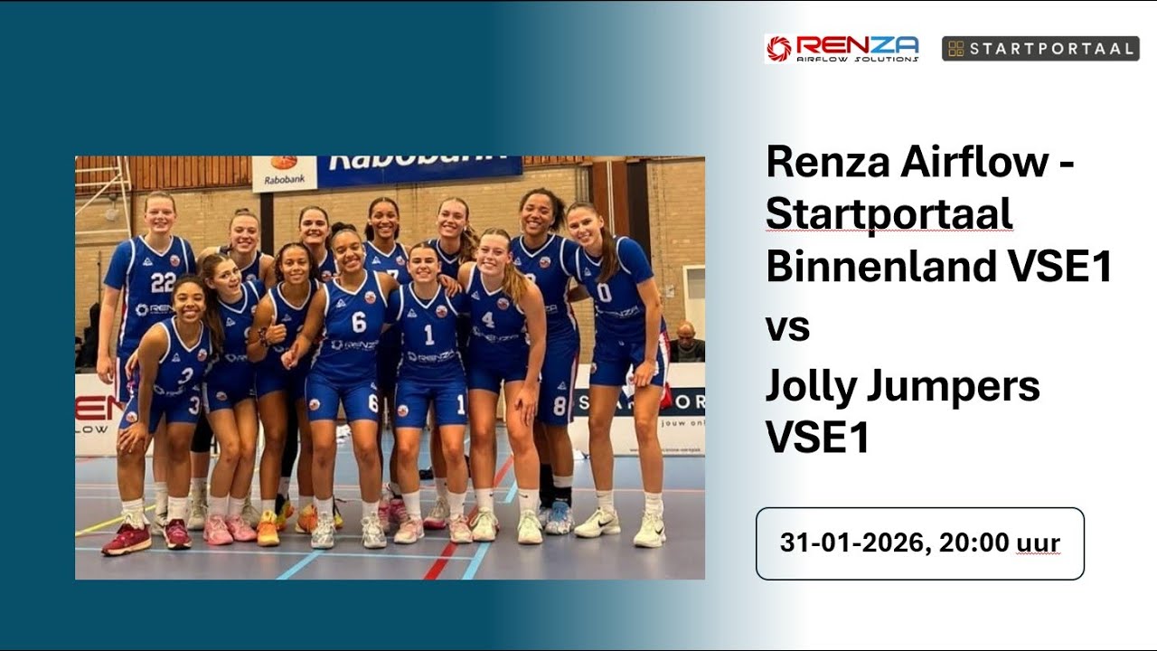 Renza Airflow - Startportaal Binnenland VSE1 vs Jolly Jumpers VSE1