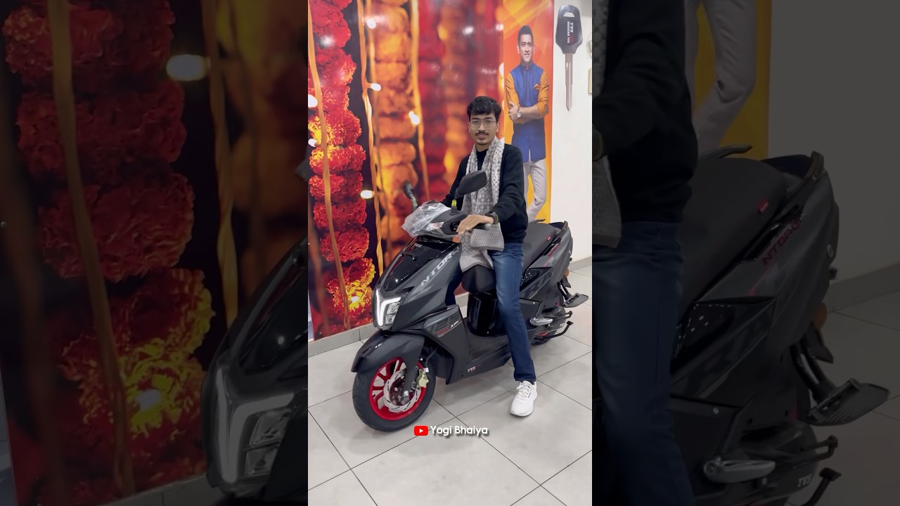 2025 TVS Ntorq 125 Black #shorts #tvs  #bhojpuri #song #music #love #dance #automobile #motorcycle