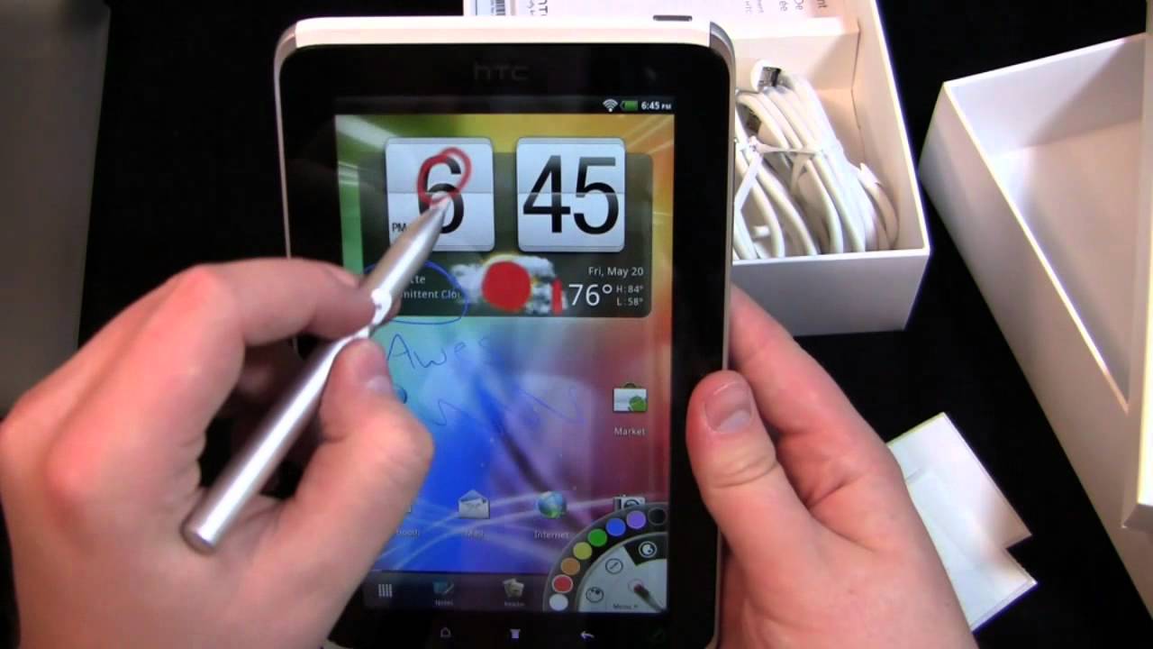HTC Flyer Unboxing