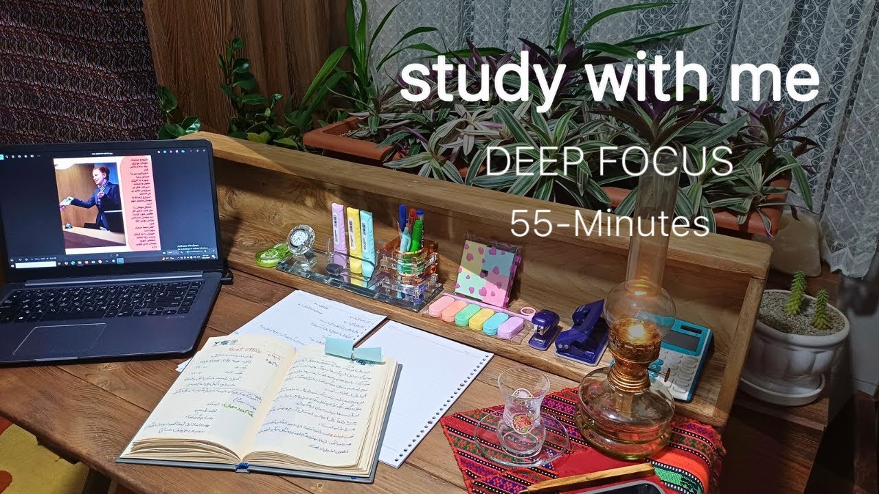 STUDY WITH ME | Deep Focus Session | Quiet, Real-Time Studying