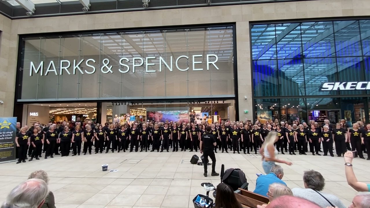 Wake Me Up Before You Go Go - Woking Rock Choir @ Henry Plaza