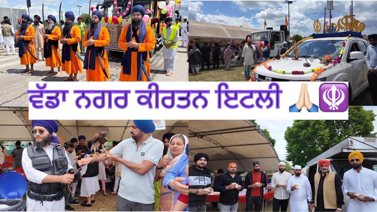 Nagar Kirtan Siena (SI) Italy🙏🏻🪯🇮🇹